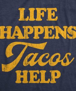 Alternative view of Crazy Dog Men's Funny Taco T-Shirt, Adult Humor Mexican Food Graphic Tee for Guys